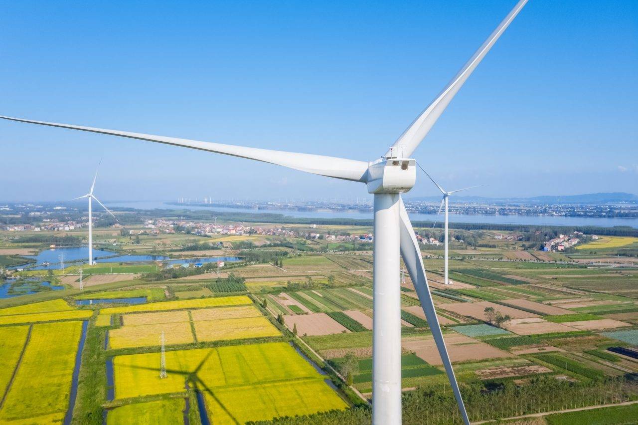 wind turbine closeup with clipping path 1